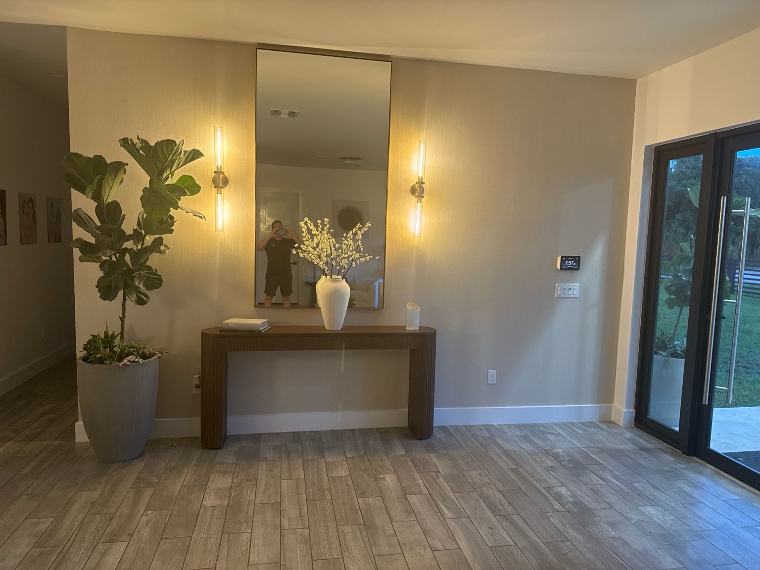 Entryway with Accent Lighting